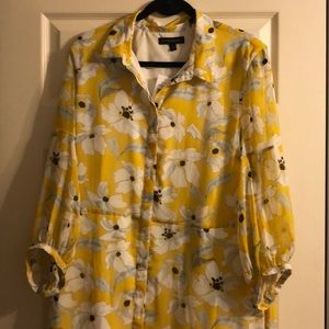 Banana republic floral dress size 16 NWT